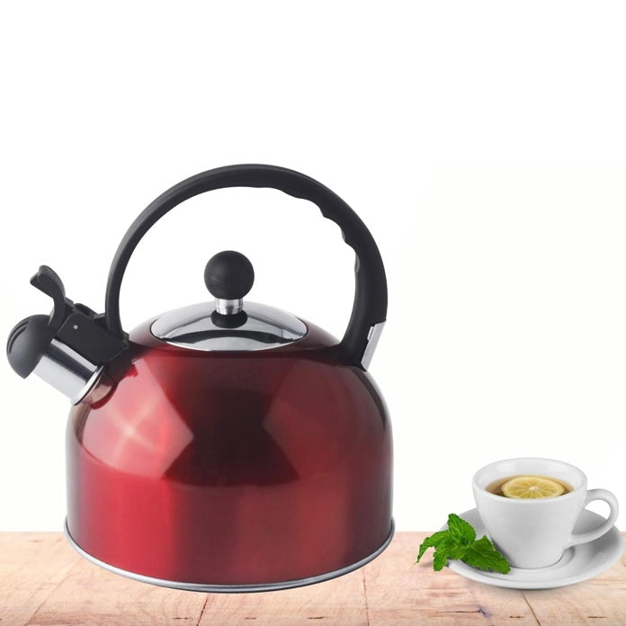 Tetera hervidora silbante 3 litros en acero inoxidable