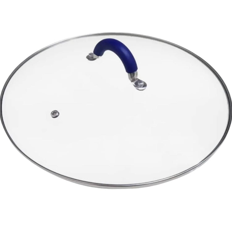 Cacerola Acero Inoxidable con Tapa de Vidrio de 24 cm