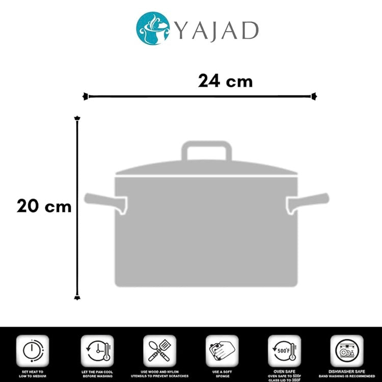 Juego 3 Ollas Acero inoxidable de Cocina con rejillas y tapa de vidrio