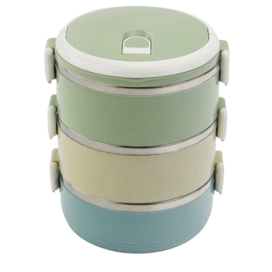 Portaviandas  Acero Inoxidable Lunch Box 3 Contenedores de Alimentos