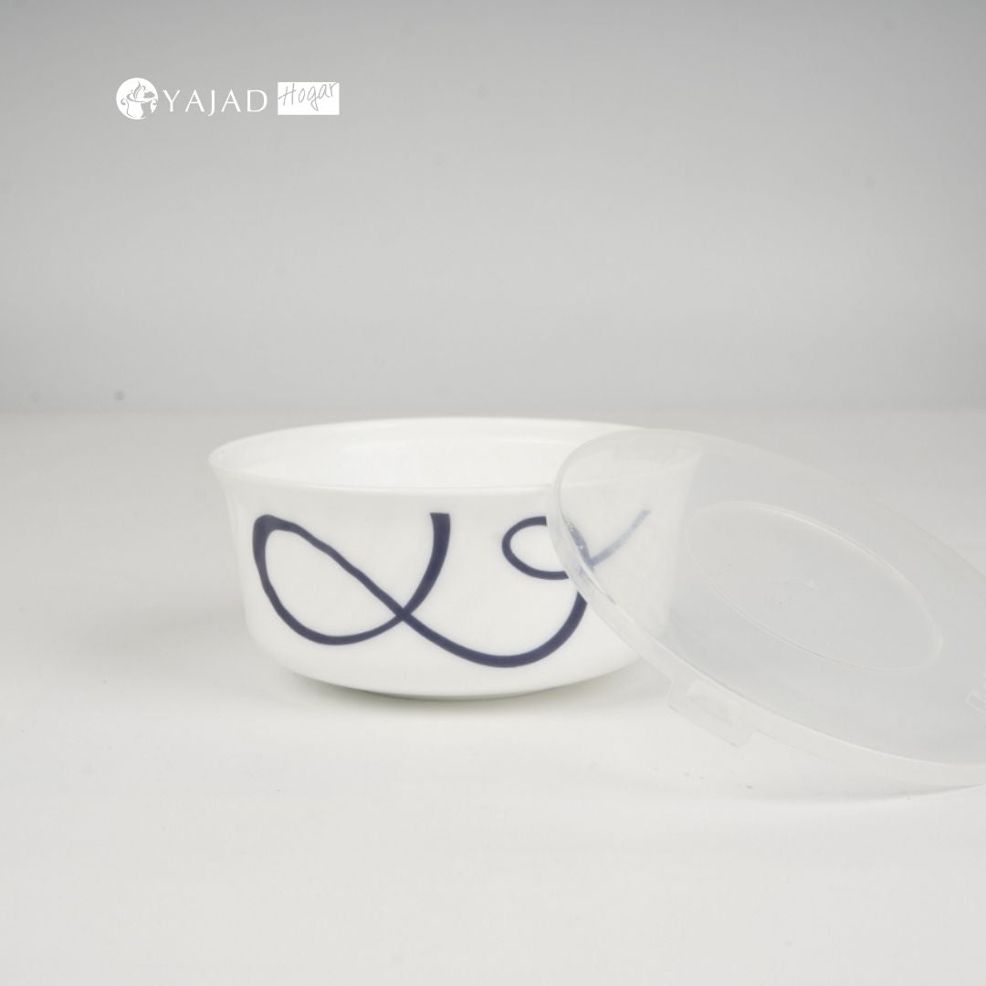 Set de Contenedores Herméticos de vidrio opal con Tapas de Alta Calidad, Capacidades Variadas para Almacenamiento de Alimentos (6 piezas)