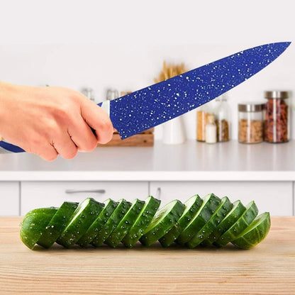 Juego de 5 Cuchillos de Cocina Acero Inoxidable para Chef