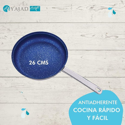 Sartén Acero inoxidable Antiadherente de Mármol 26 Cm
