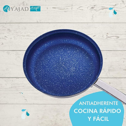 Sartén Acero inoxidable Antiadherente de Mármol 26 Cm