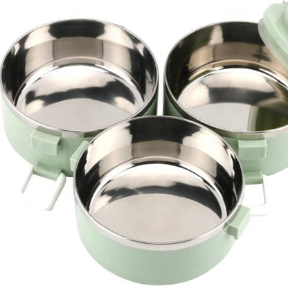 Portaviandas  Acero Inoxidable Lunch Box 3 Contenedores de Alimentos