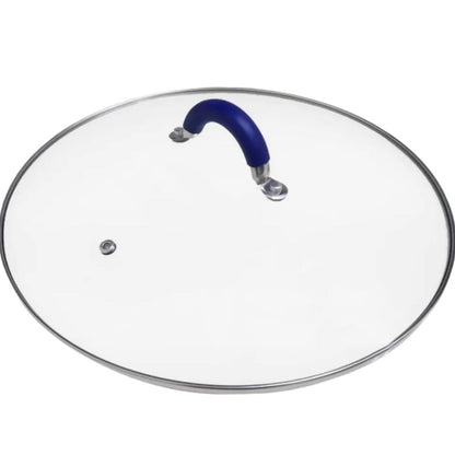 Set de Cacerolas 3 Arroceras (24 Cm 28 Cm 30 Cm) Acero Inoxidable Con antiadherente de Mármol Azul
