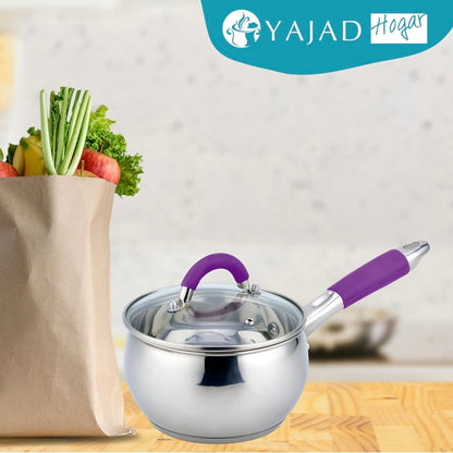 Batería de Cocina 12 piezas Acero Inoxidable Morada