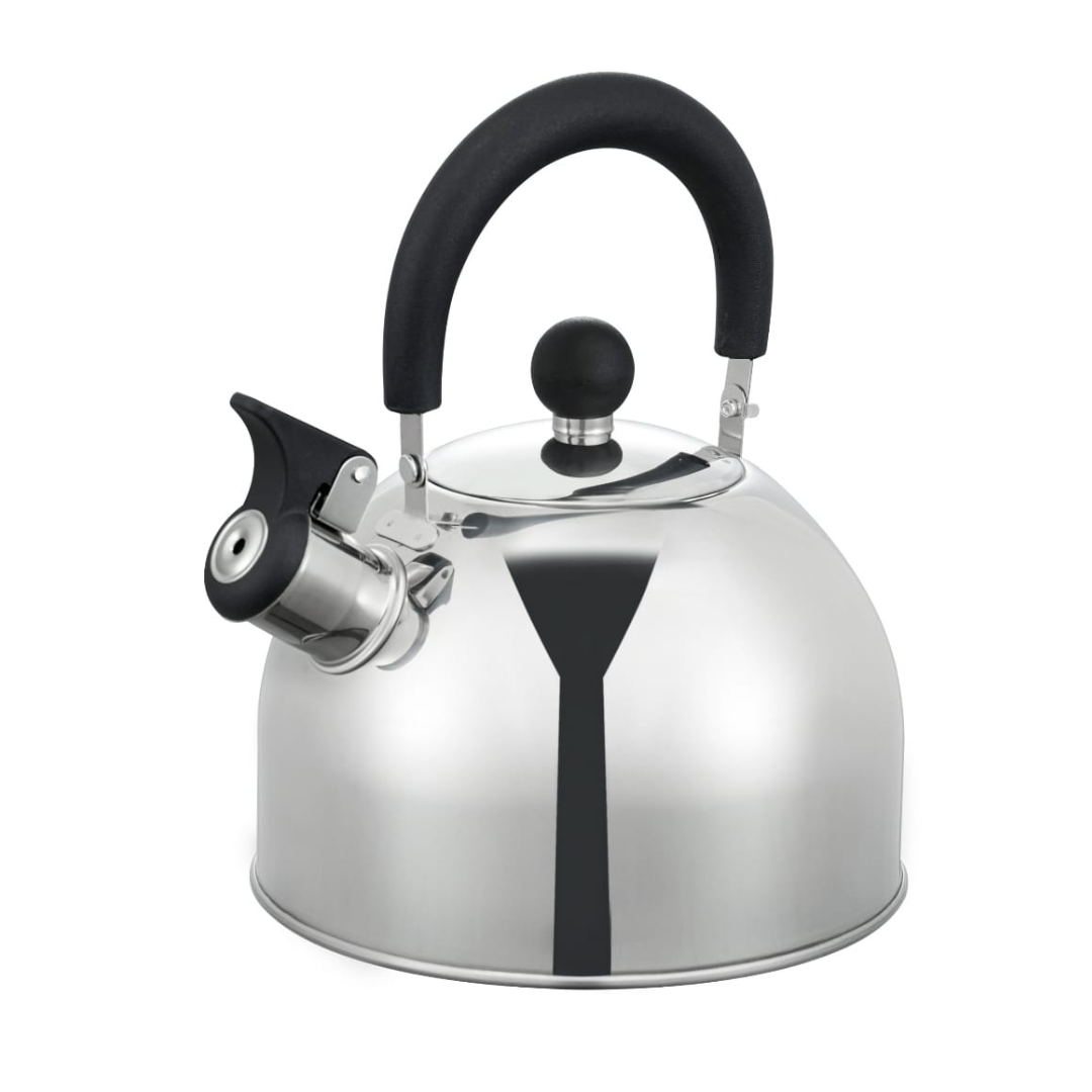 Tetera Silbadora de Acero Inoxidable 2 Litros Yajad Hogar | Hervidor para Té, Café y Leche con Silbato Automático y Mango Ergonómico