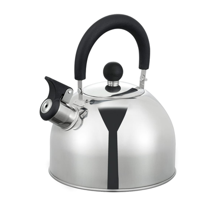 Tetera Silbadora de Acero Inoxidable 2 Litros Yajad Hogar | Hervidor para Té, Café y Leche con Silbato Automático y Mango Ergonómico